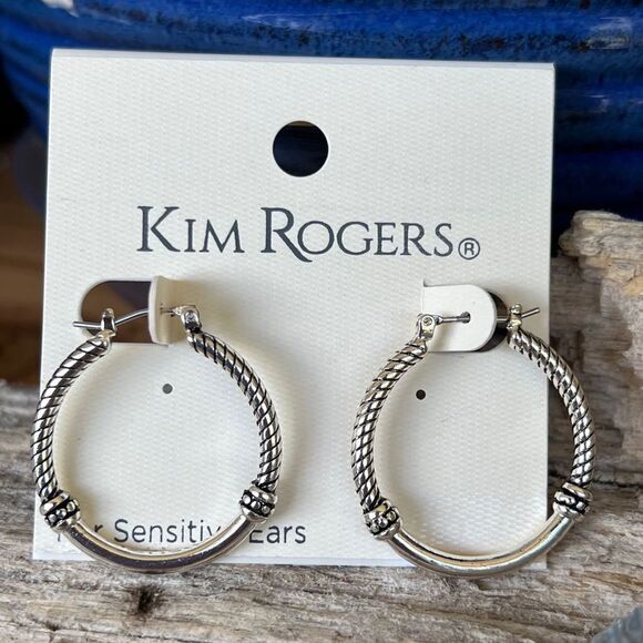 Kim Rogers Fashion Earrings Silver Western $16ea / 3 for $25 - Picture 7 of 7